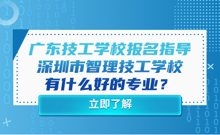 深圳市智理技工學(xué)校有什么好的專業(yè)？