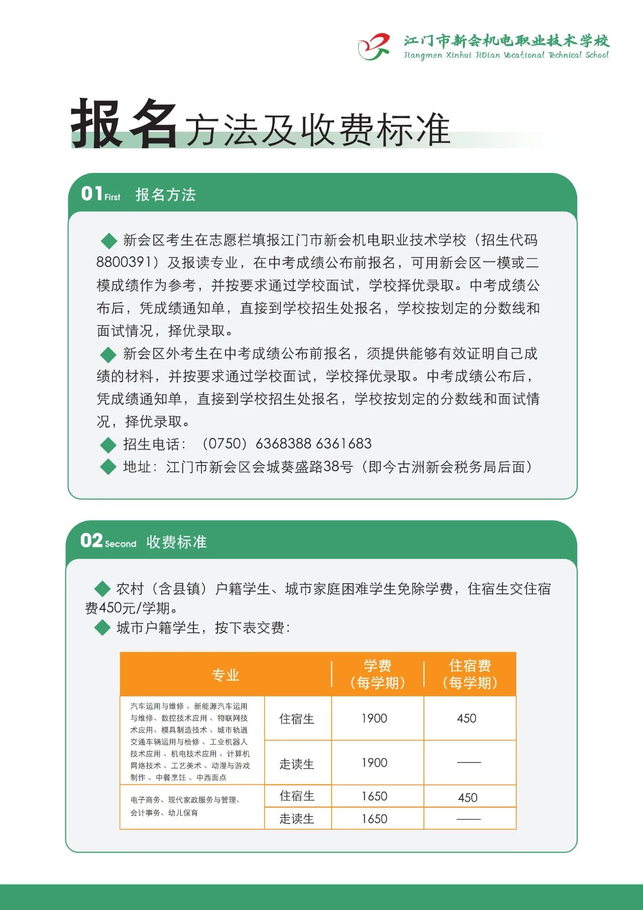 收費標準